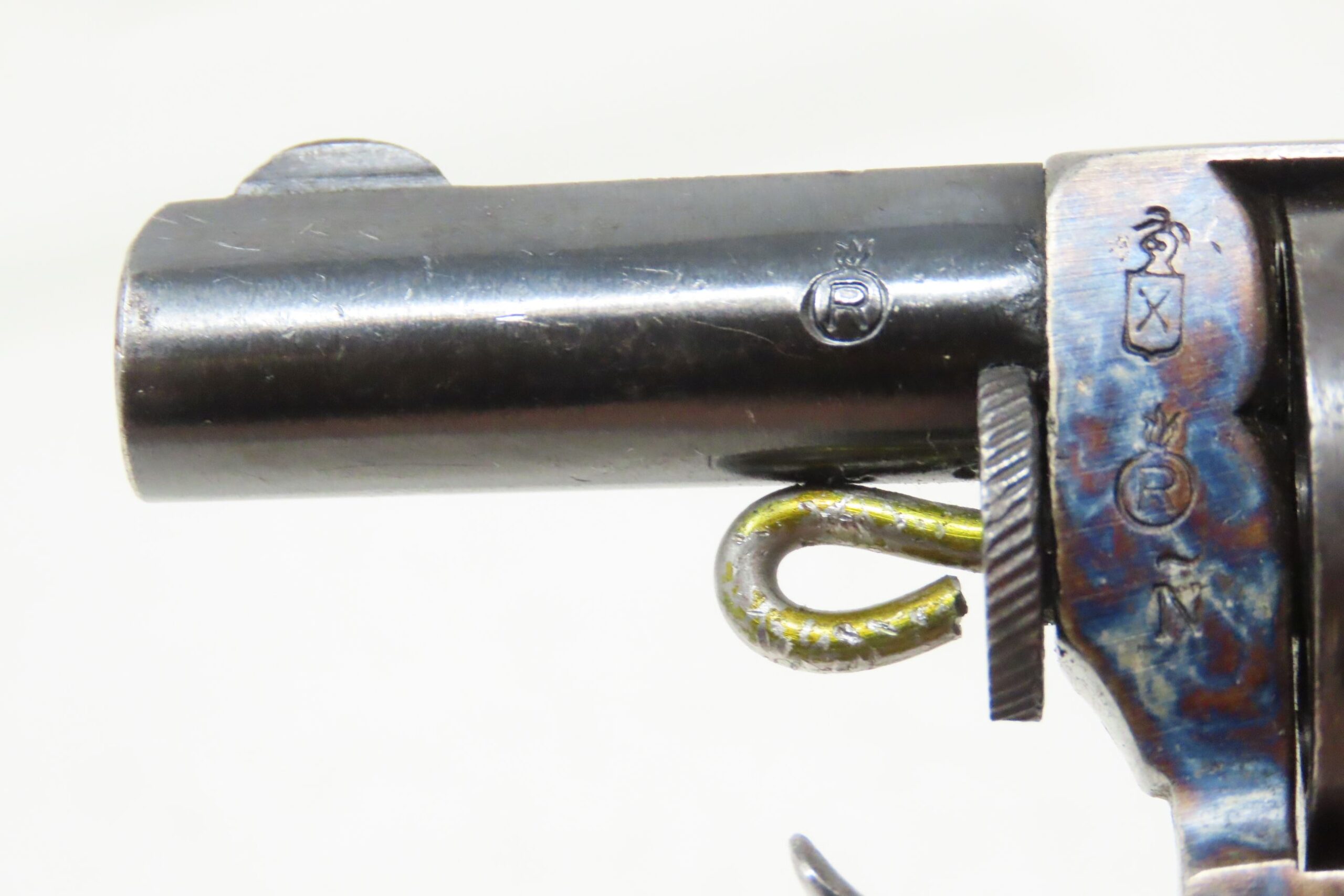 Spanish Folding Trigger Revolver 5.5 C&RAntique009 Ancestry Guns