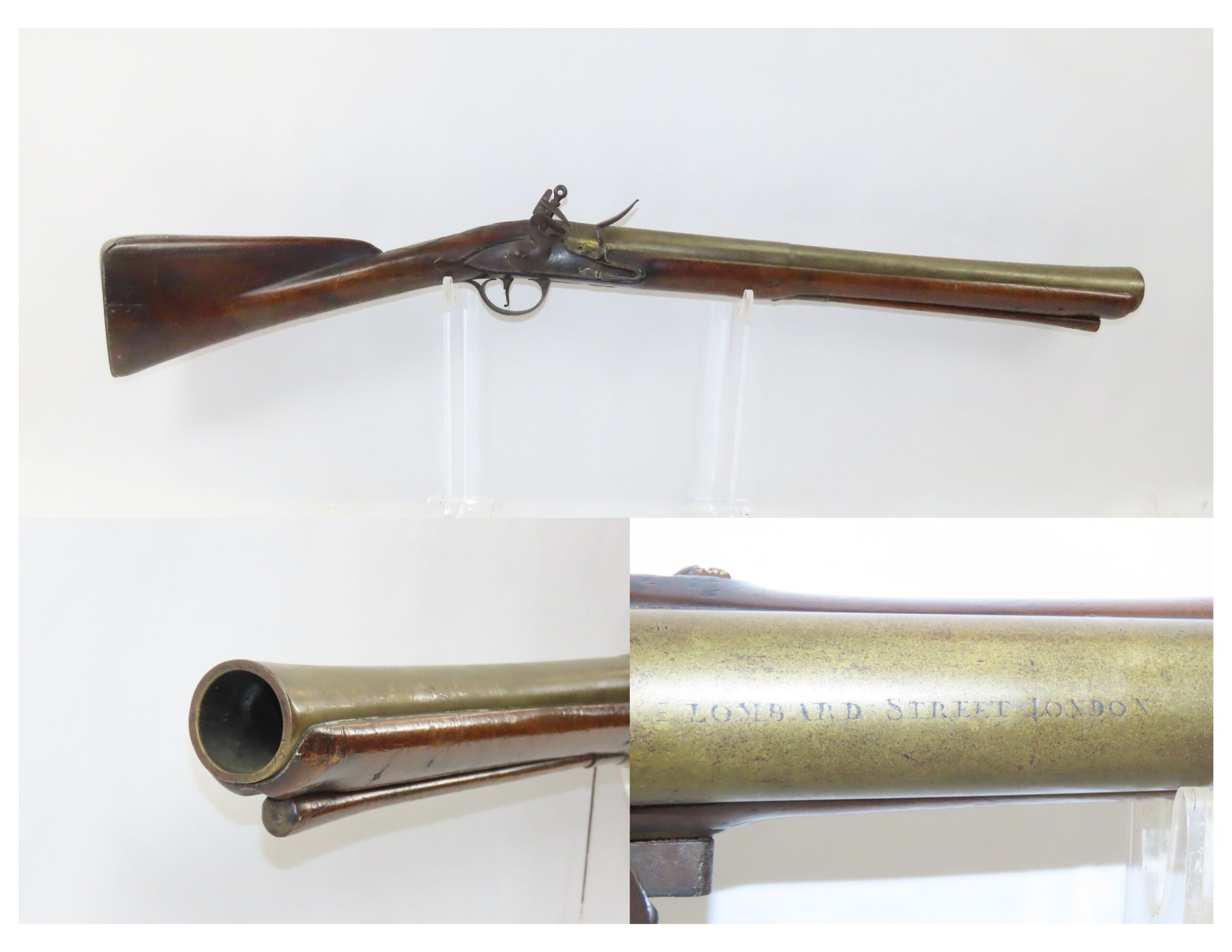 Flintlock blunderbuss, England 18th. C - Blunderbuss - Historical