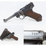 WORLD WAR I 1918 Dated DWM German LUGER PISTOL P.08 9x19mm HARDMAN C&R With HOLSTER, EXTRA MAGAZINE, and Takedown Tool