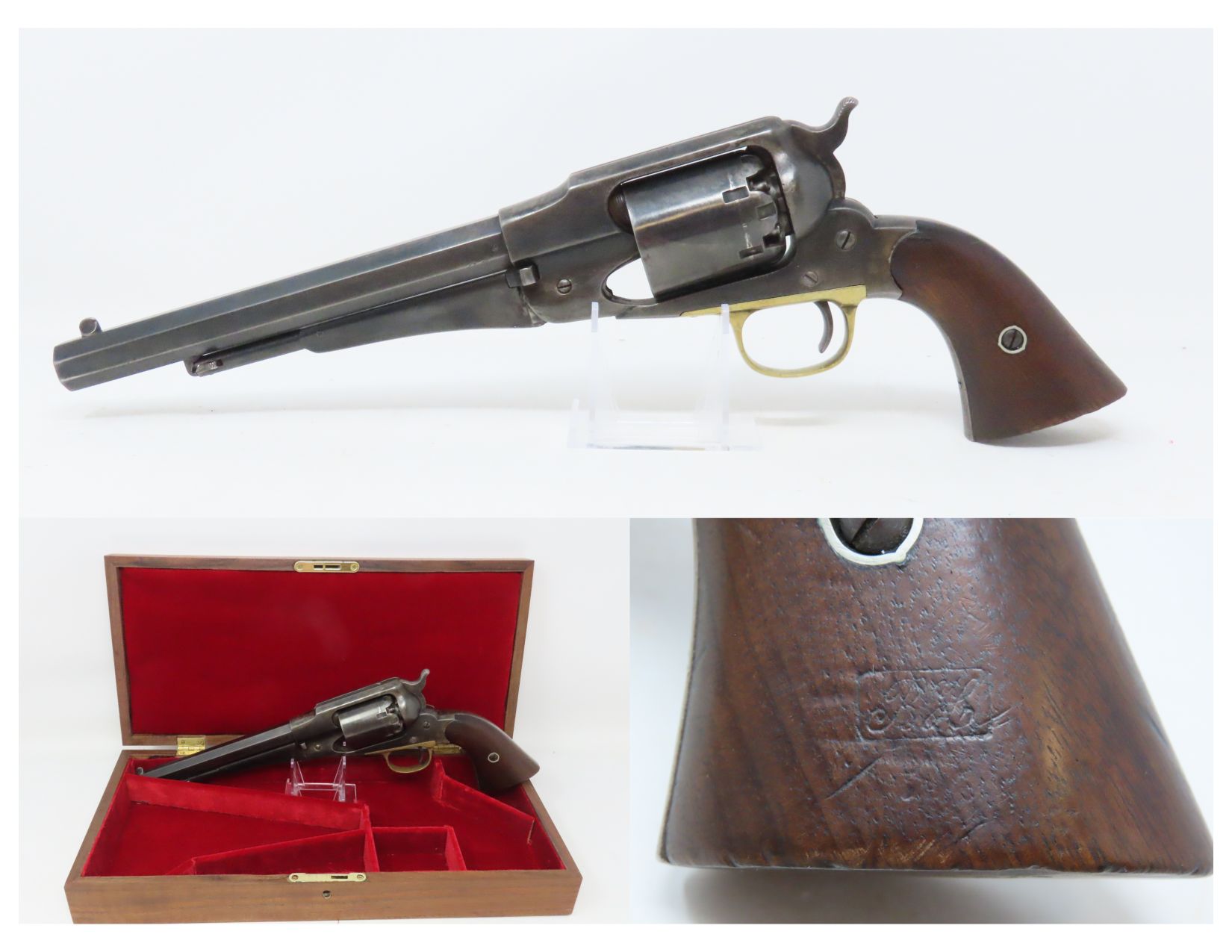 Remington New Model Army .44 リボルバー Remington New Model Army revolver - Pook & Pook Inc.