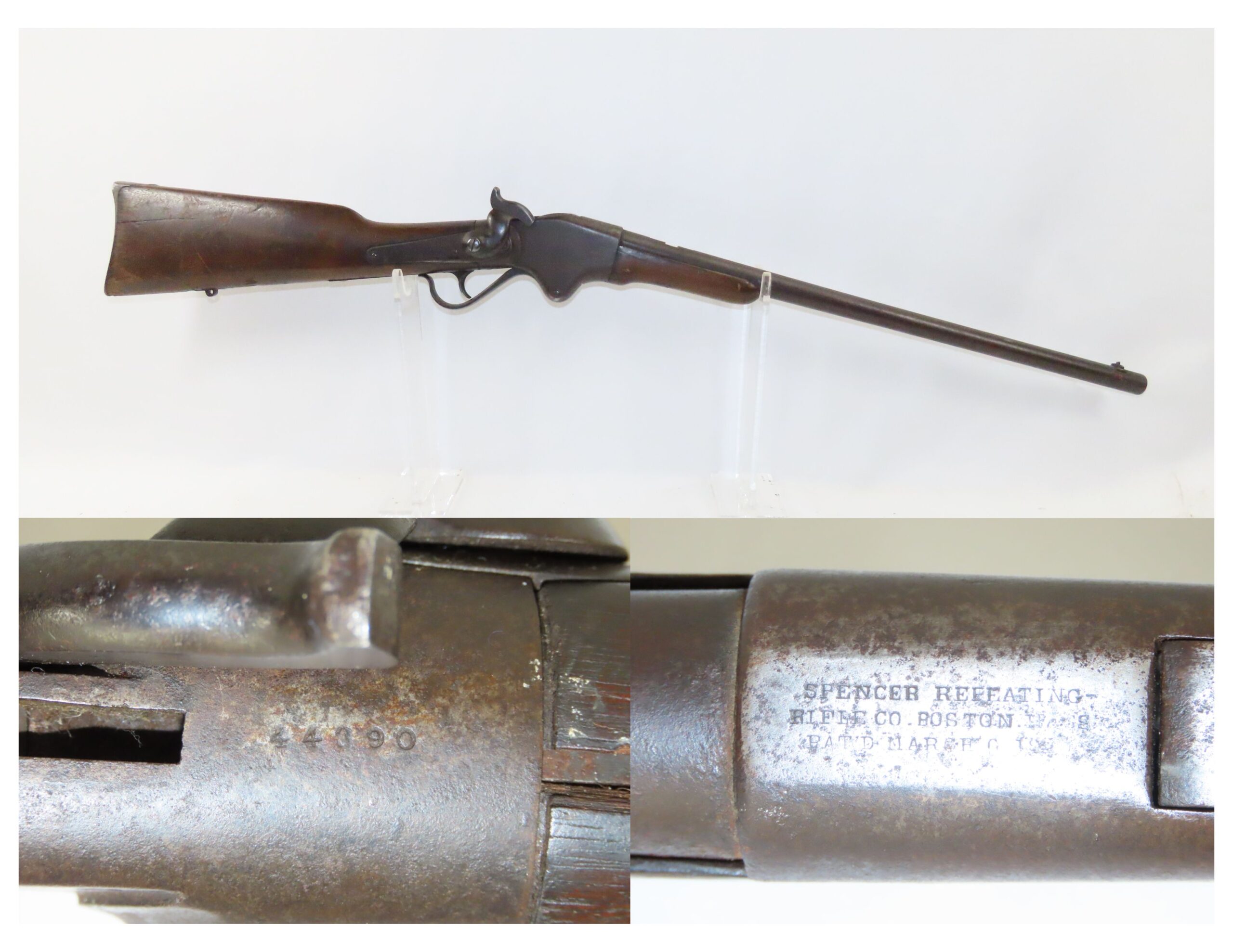 CIVIL WAR Antique SPENCER REPEATING RIFLE CO. Saddle Ring CARBINE Early