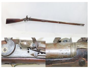 BOSTON, MASS Made Antique NEW ENGLAND Flintlock MILITIA Musket MASSACHUSETTS STATE Militia Type Dated 1826