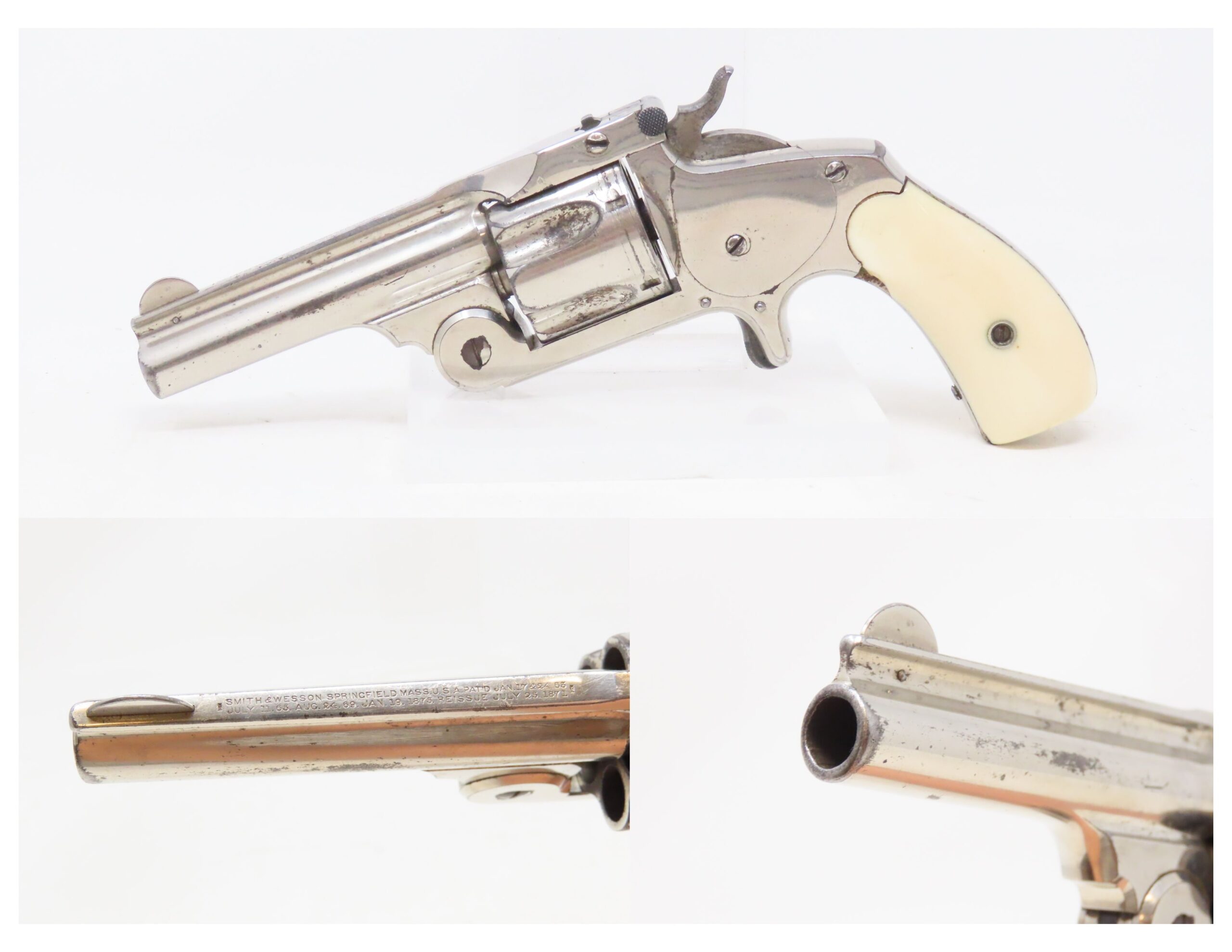 【アンティーク・希少】SMITH&WESSN CAL-38 Smith & Wesson .38 Single Action Second Model Revolver 9.15