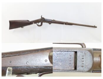 AMERICAN CIVIL WAR Antique U.S. BURNSIDE Model 1864 CAVALRY CARBINE Breech Loading Saddle Ring Carbine