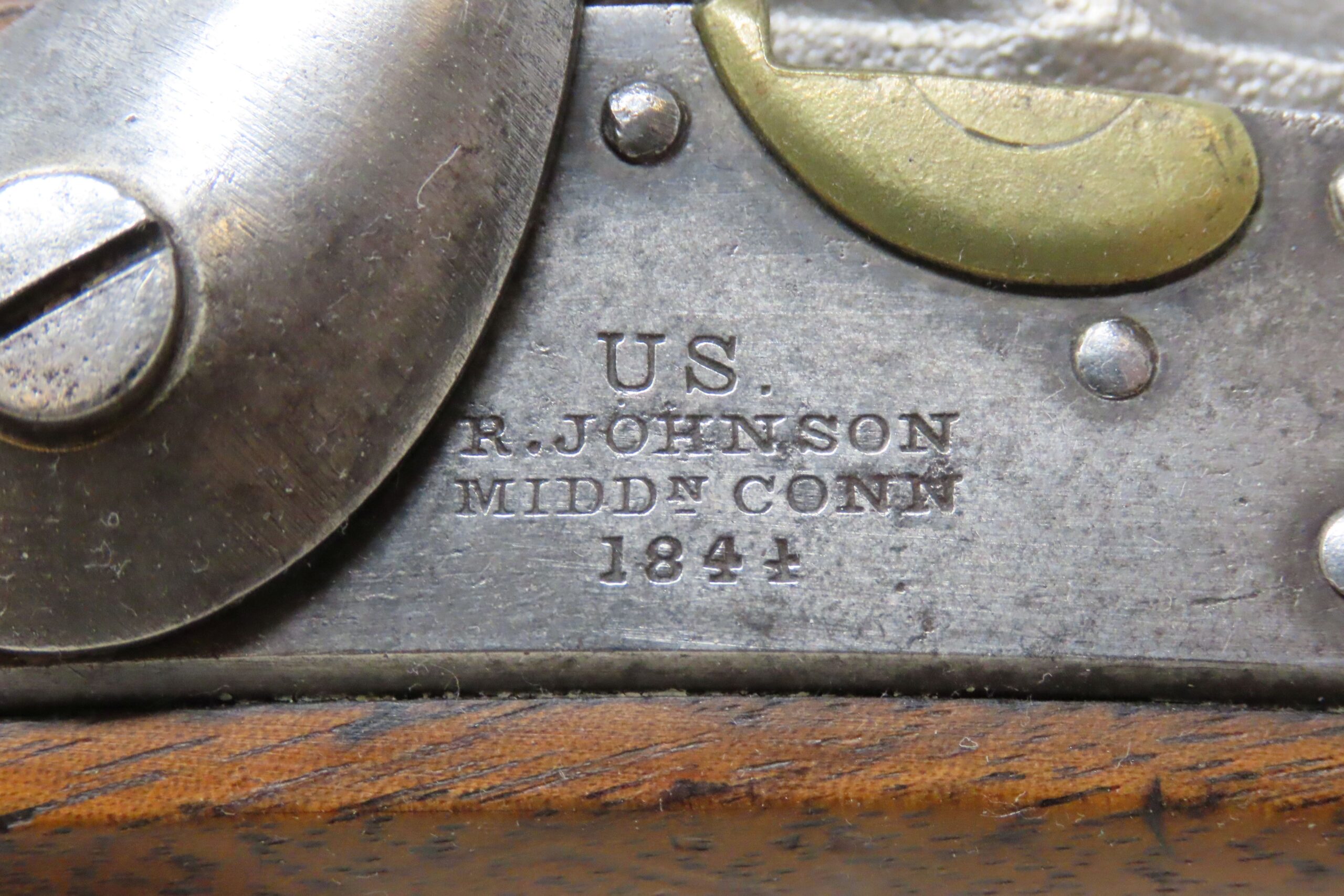 1844 Antique ROBERT JOHNSON U.S. Model 1836 Percussion CONVERSION