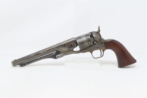 1862 CIVIL WAR Antique U.S. COLT M1861 Army FOUR SCREW Percussion Revolver  SCARCE 4-SCREW Revolver Used into the WILD WEST! - Image 3