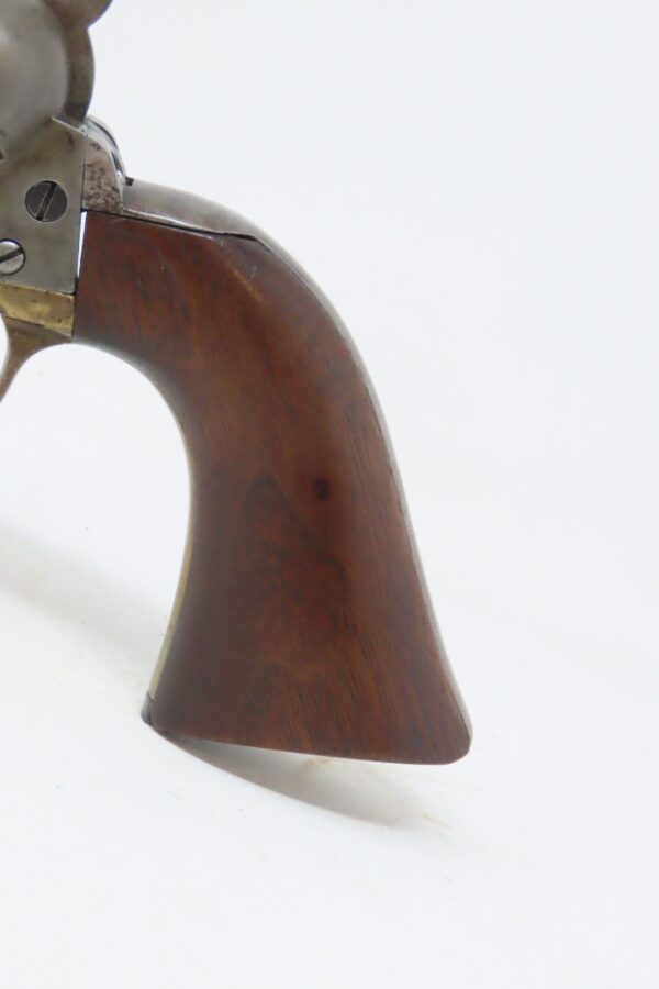 1862 CIVIL WAR Antique U.S. COLT M1861 Army FOUR SCREW Percussion Revolver  SCARCE 4-SCREW Revolver Used into the WILD WEST! - Image 4