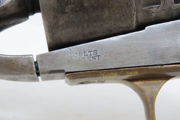 1862 CIVIL WAR Antique U.S. COLT M1861 Army FOUR SCREW Percussion Revolver  SCARCE 4-SCREW Revolver Used into the WILD WEST! - Image 7