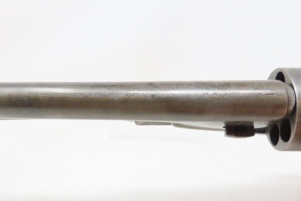 1862 CIVIL WAR Antique U.S. COLT M1861 Army FOUR SCREW Percussion Revolver  SCARCE 4-SCREW Revolver Used into the WILD WEST! - Image 10