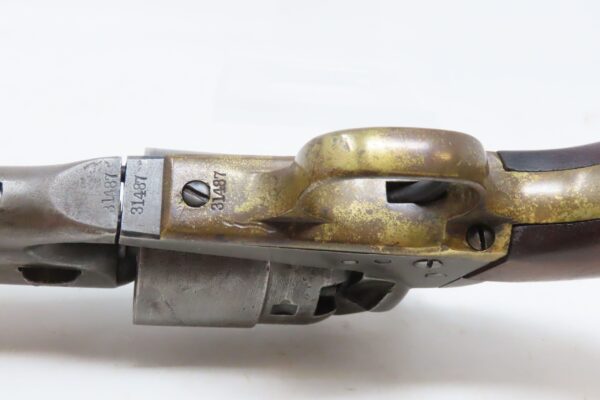 1862 CIVIL WAR Antique U.S. COLT M1861 Army FOUR SCREW Percussion Revolver  SCARCE 4-SCREW Revolver Used into the WILD WEST! - Image 14
