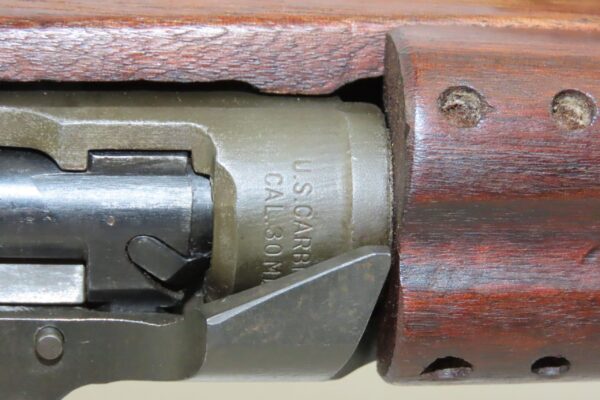 1943 mfr. WORLD WAR II M1 .30 Carbine US UNDERWOOD TYPEWRITER CO Rifle WW2 FLAMING BOMB Marked with WEB SLING & OILER - Image 9
