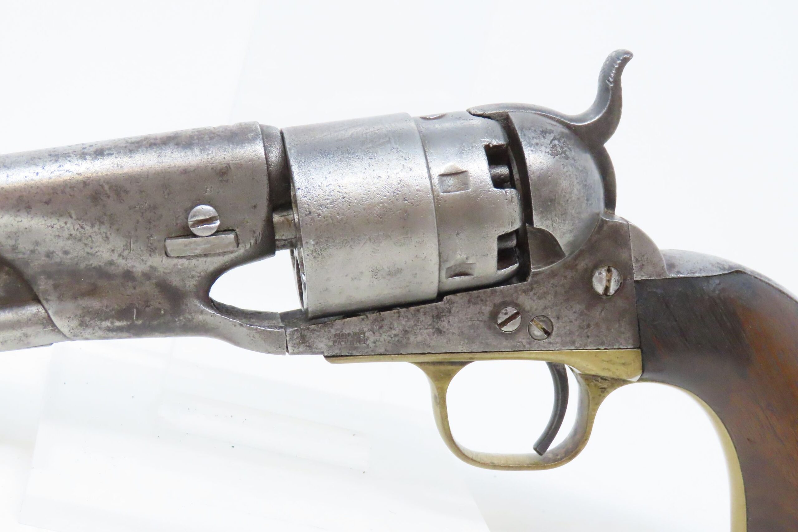 Antique Mid-CIVIL WAR COLT U.S. Model 1860 ARMY .44 Cal Percussion REVOLVER Revolver Used Past the Civil War into the WILD WEST - Image 5