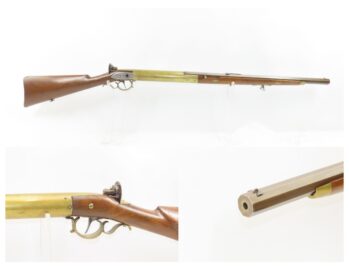 19th Century CRANK HANDLE Sliding Barrel 7.5mm “Gallery/Parlor” AIR GUN Primarily Used for INDOOR TARGET SHOOTING