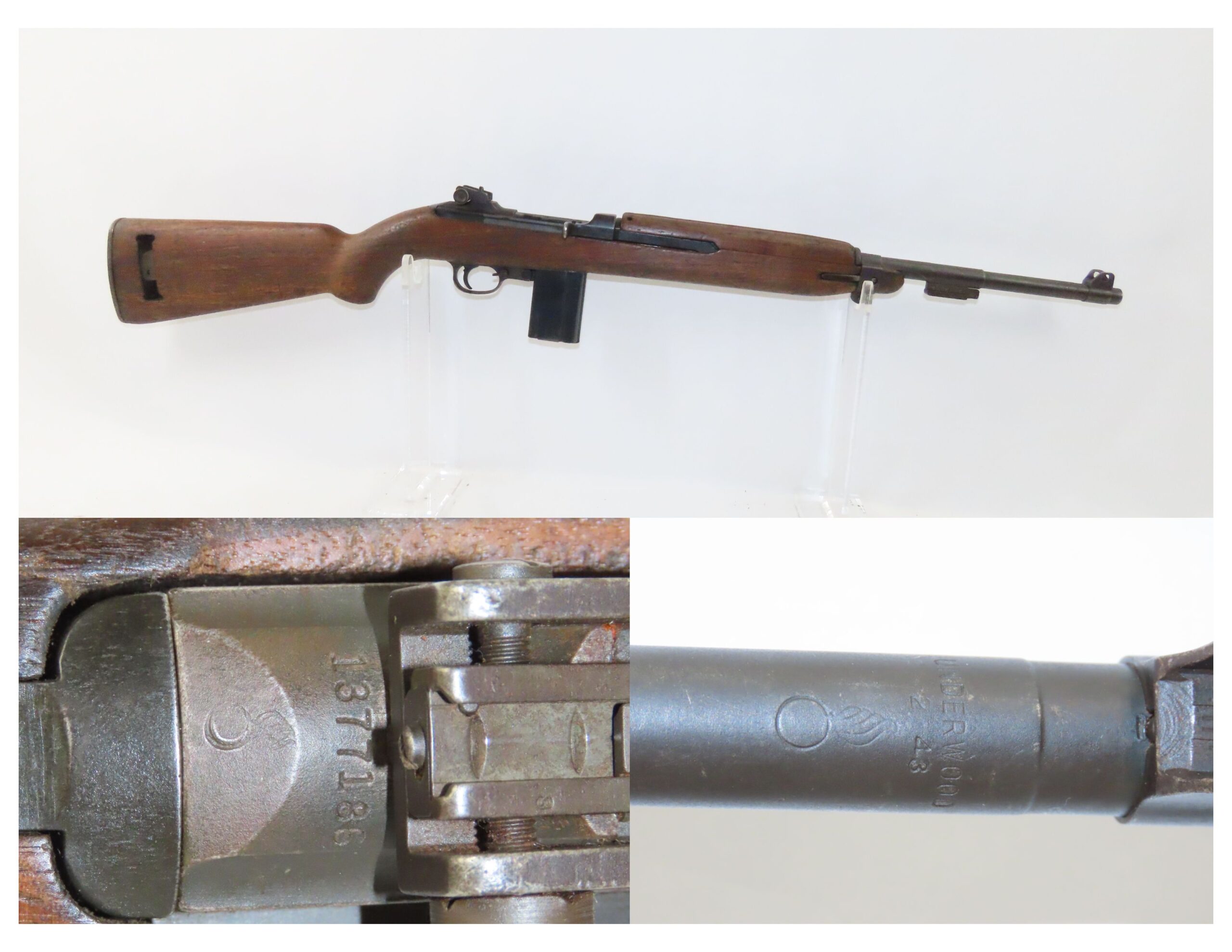 1943 WORLD WAR II Era U.S. UNDERWOOD TYPEWRITER CO. M1 Carbine .30