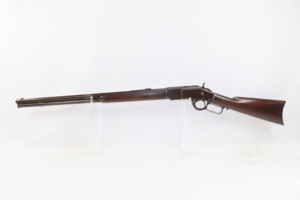 c1889 Antique WINCHESTER Model 1873 .22 SHORT Lever Action Rifle TRICK SHOT Less Than 20K Made! First U.S. .22 REPEATING RIFLE - Image 3