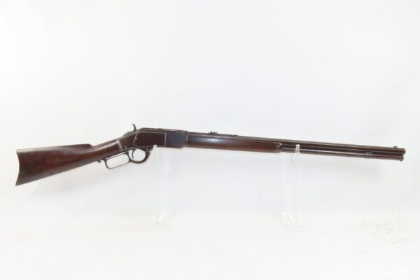 c1889 Antique WINCHESTER Model 1873 .22 SHORT Lever Action Rifle TRICK SHOT Less Than 20K Made! First U.S. .22 REPEATING RIFLE - Image 18