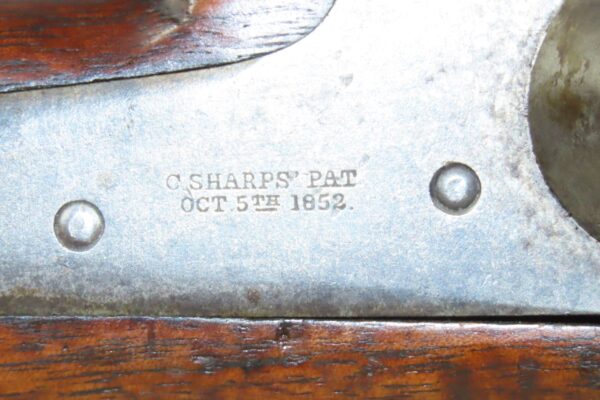 CIVIL WAR Antique U.S. SHARPS NEW MODEL 1863 .52 Perc. Saddle Ring CARBINE  ICONIC Carbine in Original Percussion Configuration - Image 8