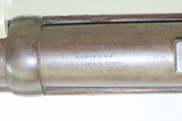 CIVIL WAR Antique U.S. SHARPS NEW MODEL 1863 .52 Perc. Saddle Ring CARBINE  ICONIC Carbine in Original Percussion Configuration - Image 12