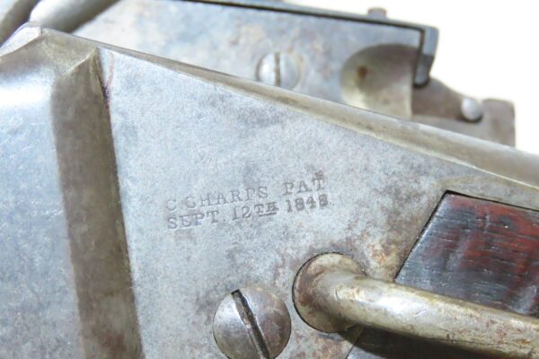 CIVIL WAR Antique U.S. SHARPS NEW MODEL 1863 .52 Perc. Saddle Ring CARBINE  ICONIC Carbine in Original Percussion Configuration - Image 17