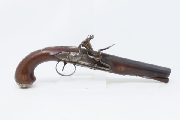 REVOLUTIONARY WAR Era ENGRAVED Rare Antique GRIFFIN & TOW Flintlock Pistol  250 Year Old ENGRAVED & CARVED Flintlock MANSTOPPER - Image 3