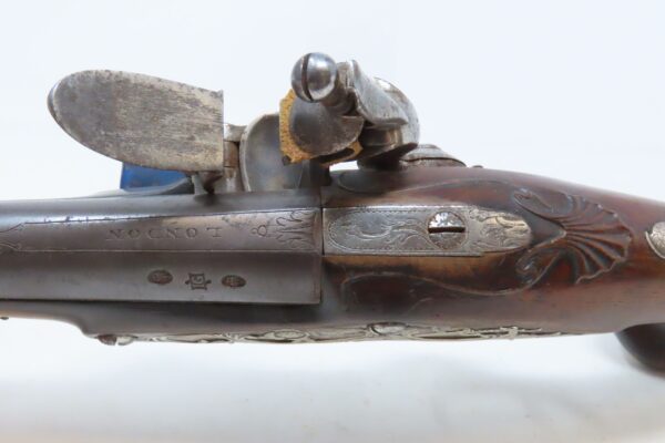 REVOLUTIONARY WAR Era ENGRAVED Rare Antique GRIFFIN & TOW Flintlock Pistol  250 Year Old ENGRAVED & CARVED Flintlock MANSTOPPER - Image 10