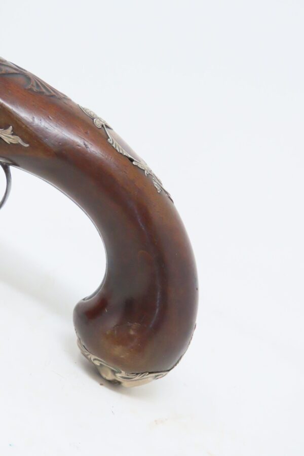 REVOLUTIONARY WAR Era ENGRAVED Rare Antique GRIFFIN & TOW Flintlock Pistol  250 Year Old ENGRAVED & CARVED Flintlock MANSTOPPER - Image 18