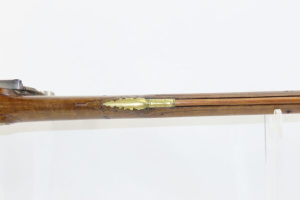 Antique GERMANIC WHEELLOCK RIFLE with SERPENTINE ENGRAVING .54 Caliber 1700s Fascinating European 17th / 18th Century Weapon - Image 9