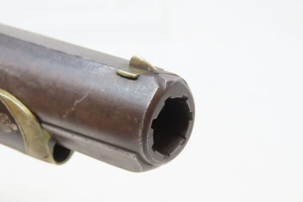 GOLD Banded & SILVER Mounted Antique DERINGER Perc. Pistol KILLED LINCOLN   Henry Deringer’s Famous 1850s Pocket Pistol - Image 8