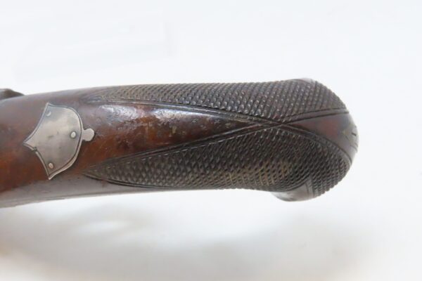 GOLD Banded & SILVER Mounted Antique DERINGER Perc. Pistol KILLED LINCOLN   Henry Deringer’s Famous 1850s Pocket Pistol - Image 9