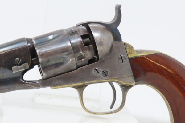 FINE Cased CIVIL WAR Era Antique COLT M1862 .36 Percussion POLICE Revolver  Mid-Civil War 1863 PRODUCTION with ACCESSORIES - Image 8