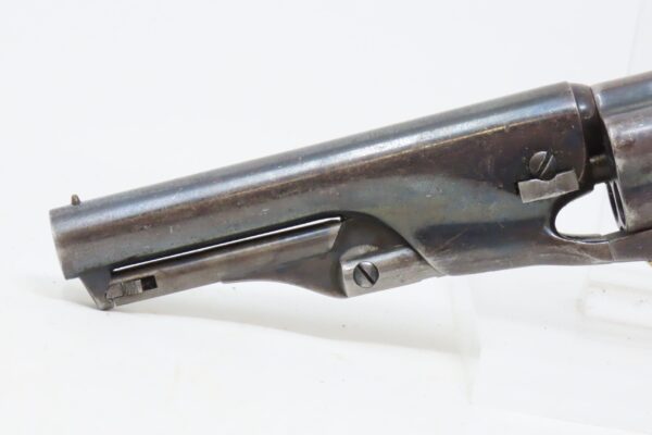 FINE Cased CIVIL WAR Era Antique COLT M1862 .36 Percussion POLICE Revolver  Mid-Civil War 1863 PRODUCTION with ACCESSORIES - Image 9