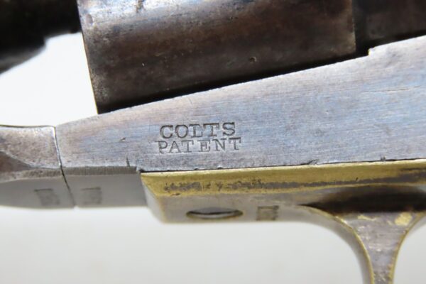 FINE Cased CIVIL WAR Era Antique COLT M1862 .36 Percussion POLICE Revolver  Mid-Civil War 1863 PRODUCTION with ACCESSORIES - Image 10