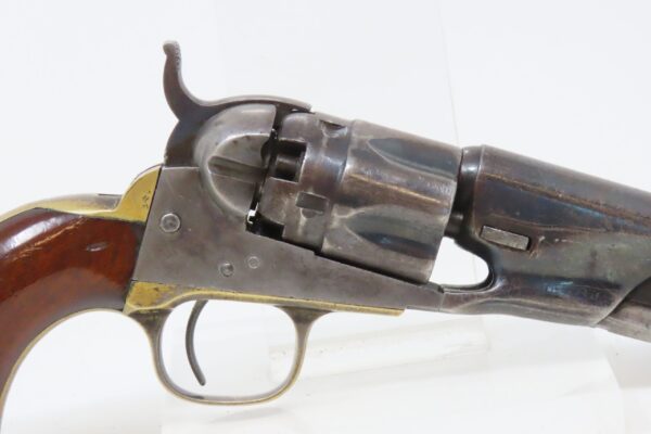 FINE Cased CIVIL WAR Era Antique COLT M1862 .36 Percussion POLICE Revolver  Mid-Civil War 1863 PRODUCTION with ACCESSORIES - Image 21