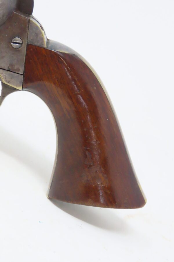 1863 CIVIL WAR / WILD WEST Antique MANHATTAN .36 Percussion “NAVY” Revolver Third Series w/Multi-Panel ENGRAVED CYLINDER SCENE - Image 4