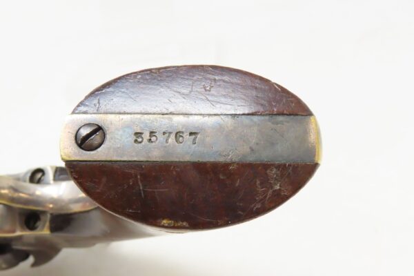 1863 CIVIL WAR / WILD WEST Antique MANHATTAN .36 Percussion “NAVY” Revolver Third Series w/Multi-Panel ENGRAVED CYLINDER SCENE - Image 14