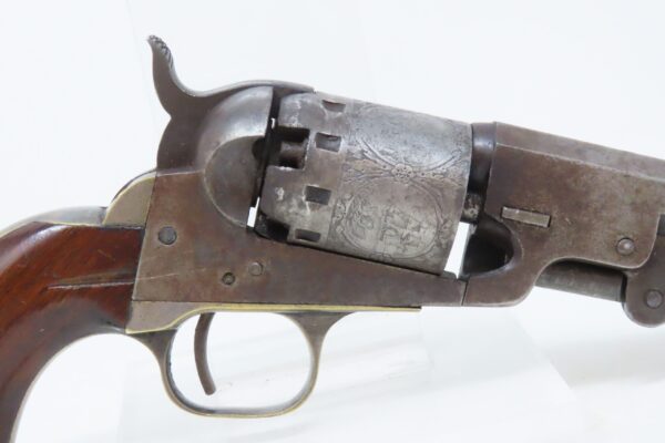 1863 CIVIL WAR / WILD WEST Antique MANHATTAN .36 Percussion “NAVY” Revolver Third Series w/Multi-Panel ENGRAVED CYLINDER SCENE - Image 19