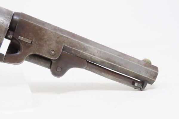 1863 CIVIL WAR / WILD WEST Antique MANHATTAN .36 Percussion “NAVY” Revolver Third Series w/Multi-Panel ENGRAVED CYLINDER SCENE - Image 20