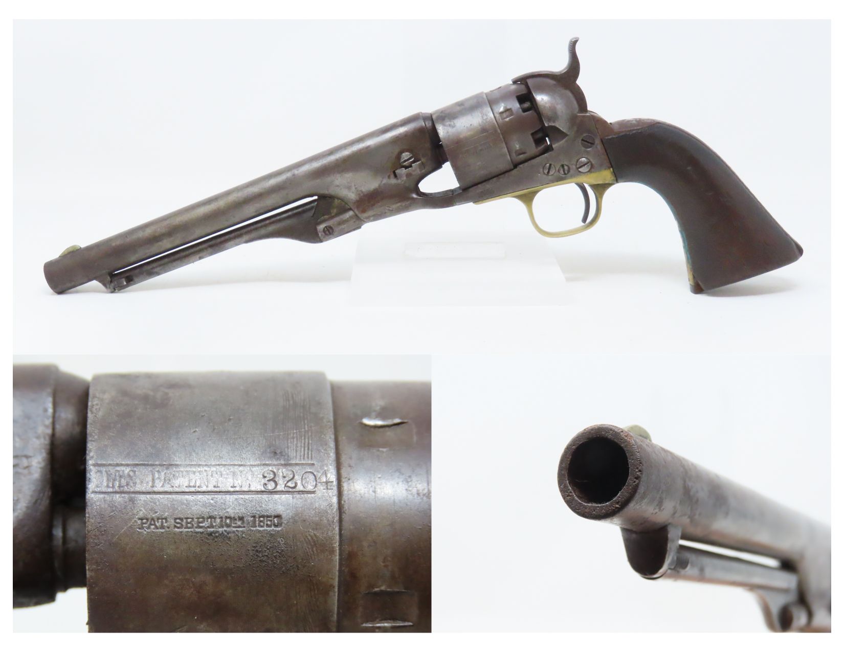 c1862 mfr COLT 1860 ARMY Revolver .44 4-SCREW FRAME Union CIVIL