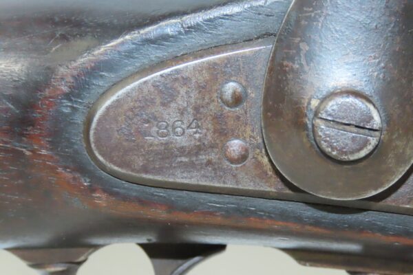 1864 Dated CIVIL WAR Antique U.S. JAMES D. MOWRY M1861 .58 Rifle-MUSKET      NORWICH, CONN. Union Infantry “EVERYMAN’S” Rifle - Image 8