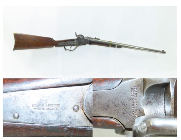 1st ARKANSAS Antique CIVIL WAR STARR ARMS Co Percussion SADDLE RING Carbine Breech Loading Percussion UNION CAVALRY CARBINE