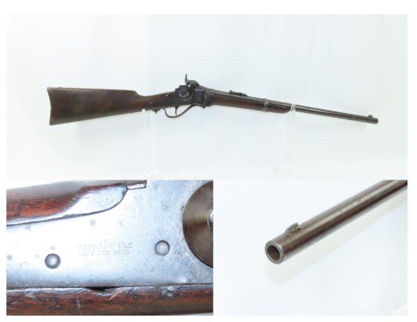 Antique U.S. SHARPS New Model 1863 .50-70 GOVT CONVERSION SR Carbine Civil War/Indian Wars US CONTRACT Saddle Ring Carbine