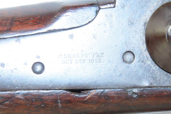 Antique U.S. SHARPS New Model 1863 .50-70 GOVT CONVERSION SR Carbine Civil War/Indian Wars US CONTRACT Saddle Ring Carbine - Image 7