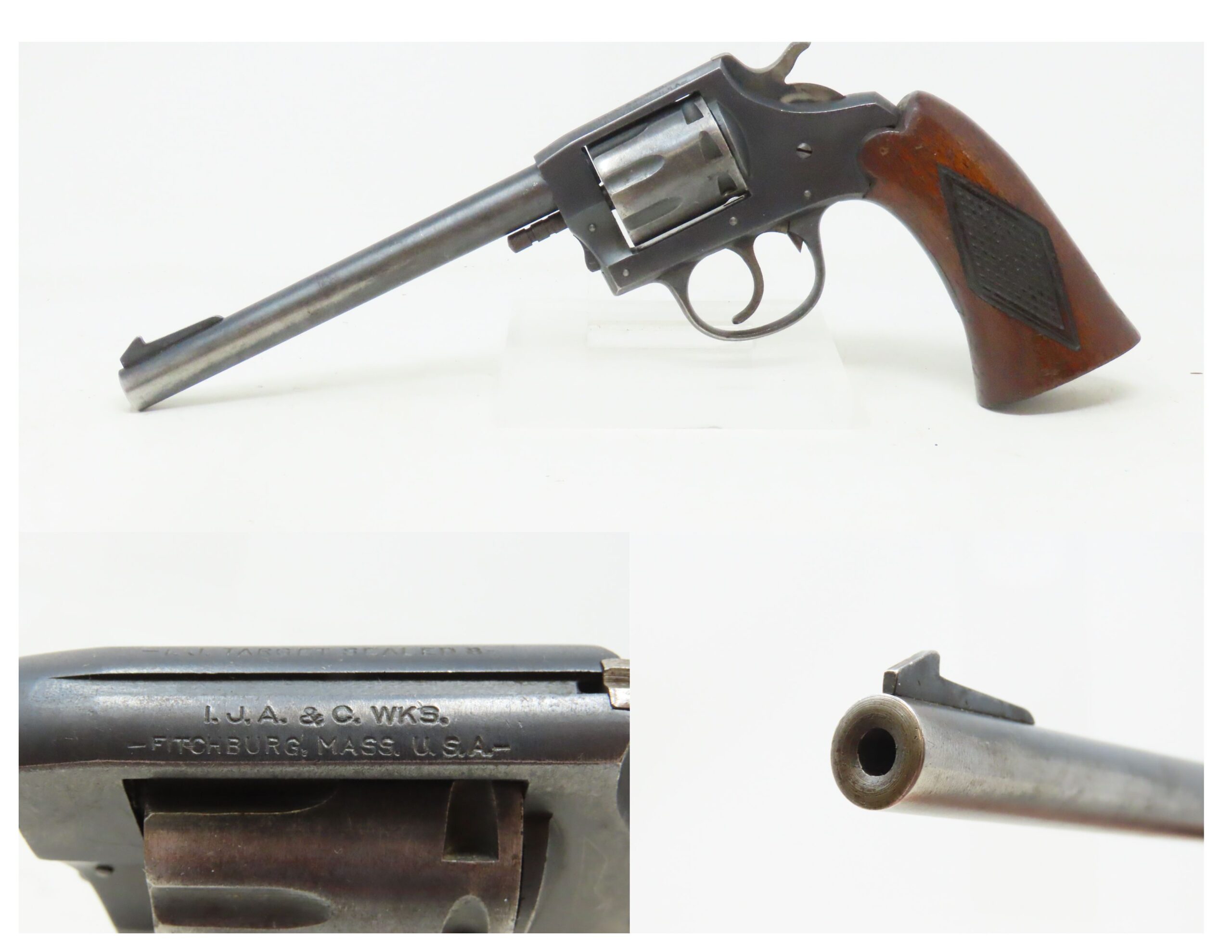 IVER JOHNSON ARMS & CYCLE WORKS “Target Sealed 8” .22 SOLID FRAME