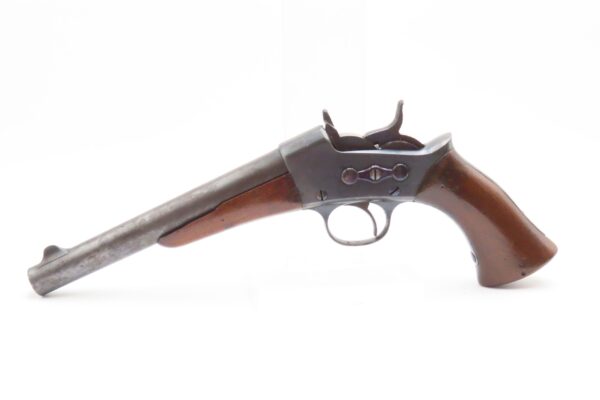 Antique Commercial REMINGTON 1871 ARMY .50 CF ROLLING BLOCK Pistol BIG BORE SCARCE; 1 of an Estimated 6,000 Manufactured - Image 3