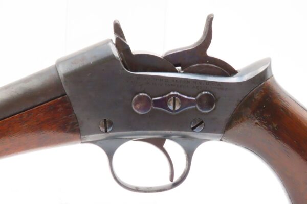 Antique Commercial REMINGTON 1871 ARMY .50 CF ROLLING BLOCK Pistol BIG BORE SCARCE; 1 of an Estimated 6,000 Manufactured - Image 5