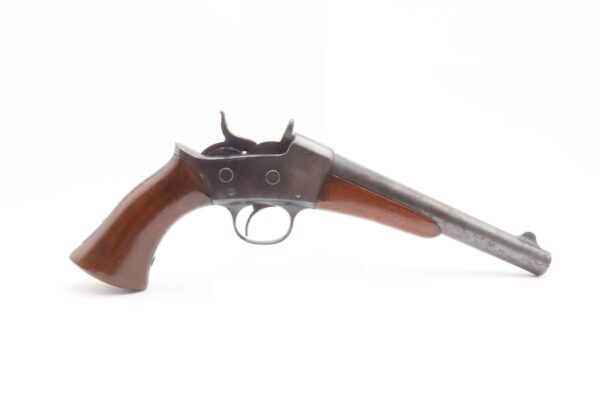 Antique Commercial REMINGTON 1871 ARMY .50 CF ROLLING BLOCK Pistol BIG BORE SCARCE; 1 of an Estimated 6,000 Manufactured - Image 15