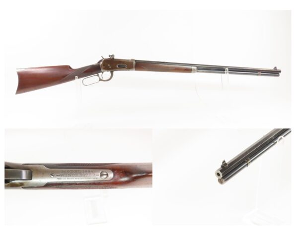 1912 mfr. WINCHESTER Model 1894 .30 Lever Action C&R Rifle OCTAGONAL BARREL .30-30 REPEATING RIFLE with REDFIELD PEEP SIGHT