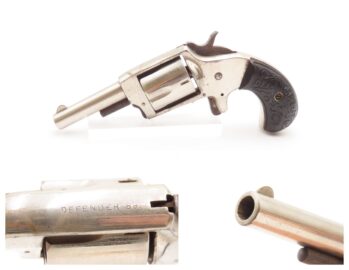 IVER JOHNSON ARMS Wild West “DEFENDER 89” Spur Trigger .32 RF Revolver C&R  WILD WEST “SUICIDE SPECIAL” Hideout Revolver