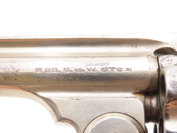 FINE New Departure SMITH & WESSON .38 Safety Hammerless C&R LEMON SQUEEZER  5th Model S&W SELF DEFENSE Hammerless Revolver - Image 7