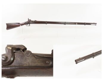 CIVIL WAR Antique U.S. ALFRED JENKS & Son “BRIDESBURG” M1863 Rifle-Musket U.S. CONTRACT Model w/ “BRIDESBURG” Lock Dated 1864